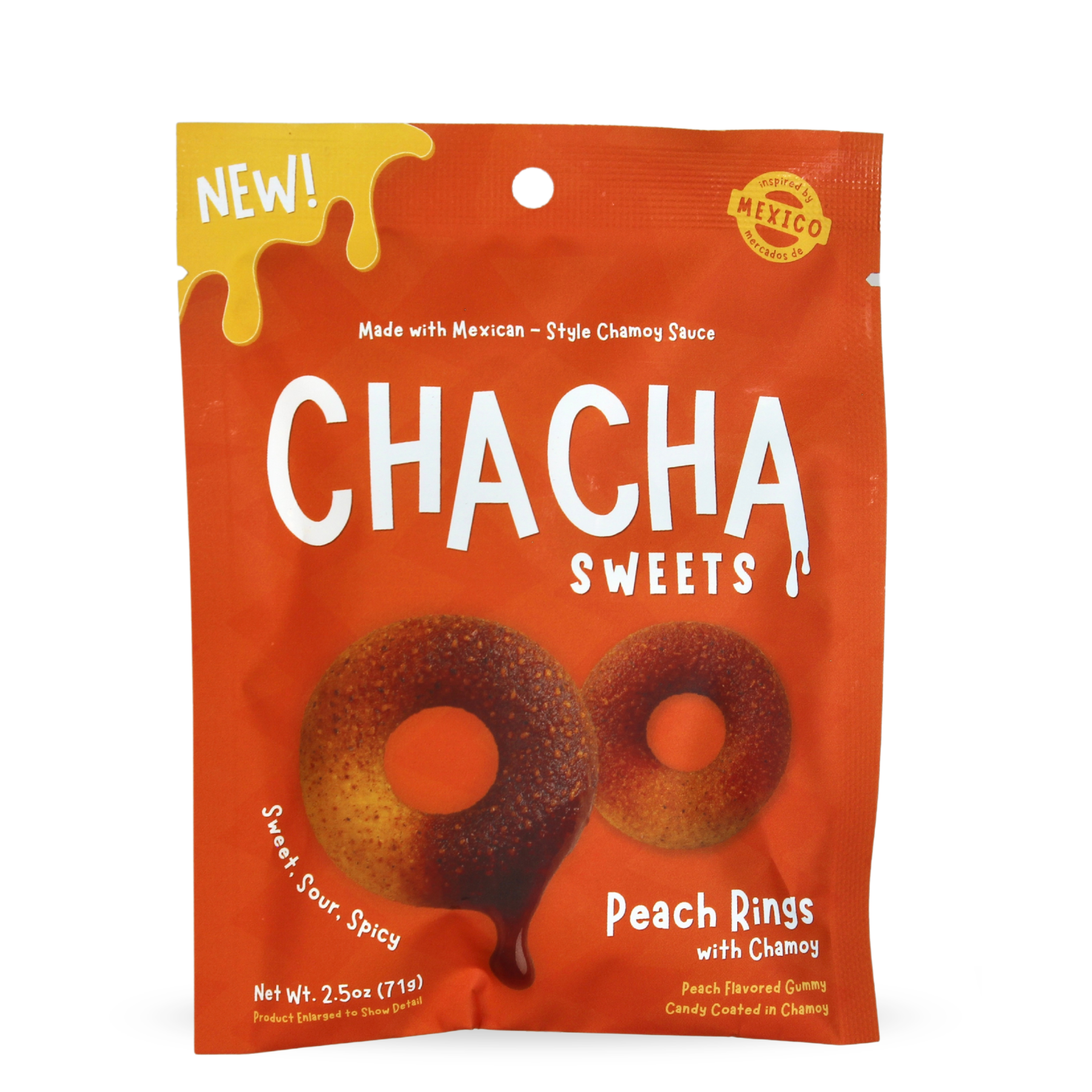 Chamoy Peach Rings – Sweet & Spicy Dulces Enchilados | CHA CHA