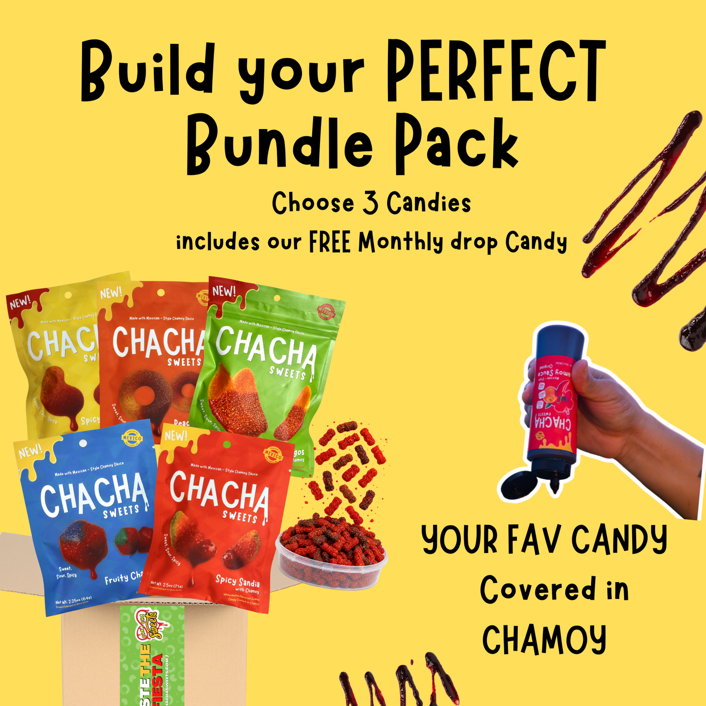 Build a 3 Pack With Free Monthly Drop Candy