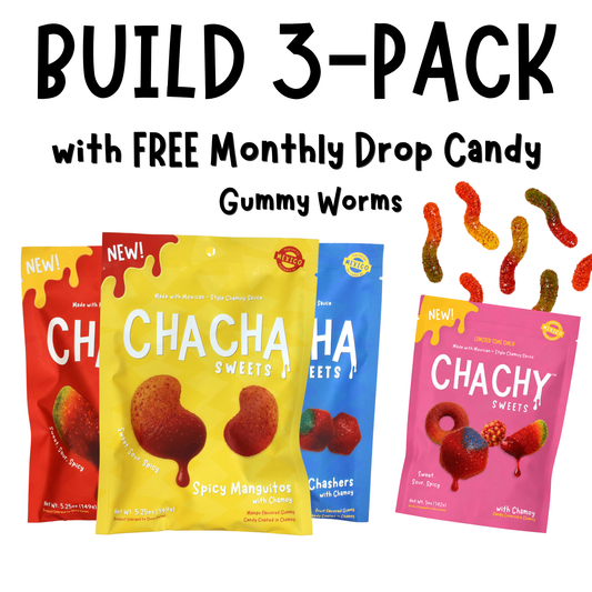 Build a 3 Pack With Free Monthly Drop Candy