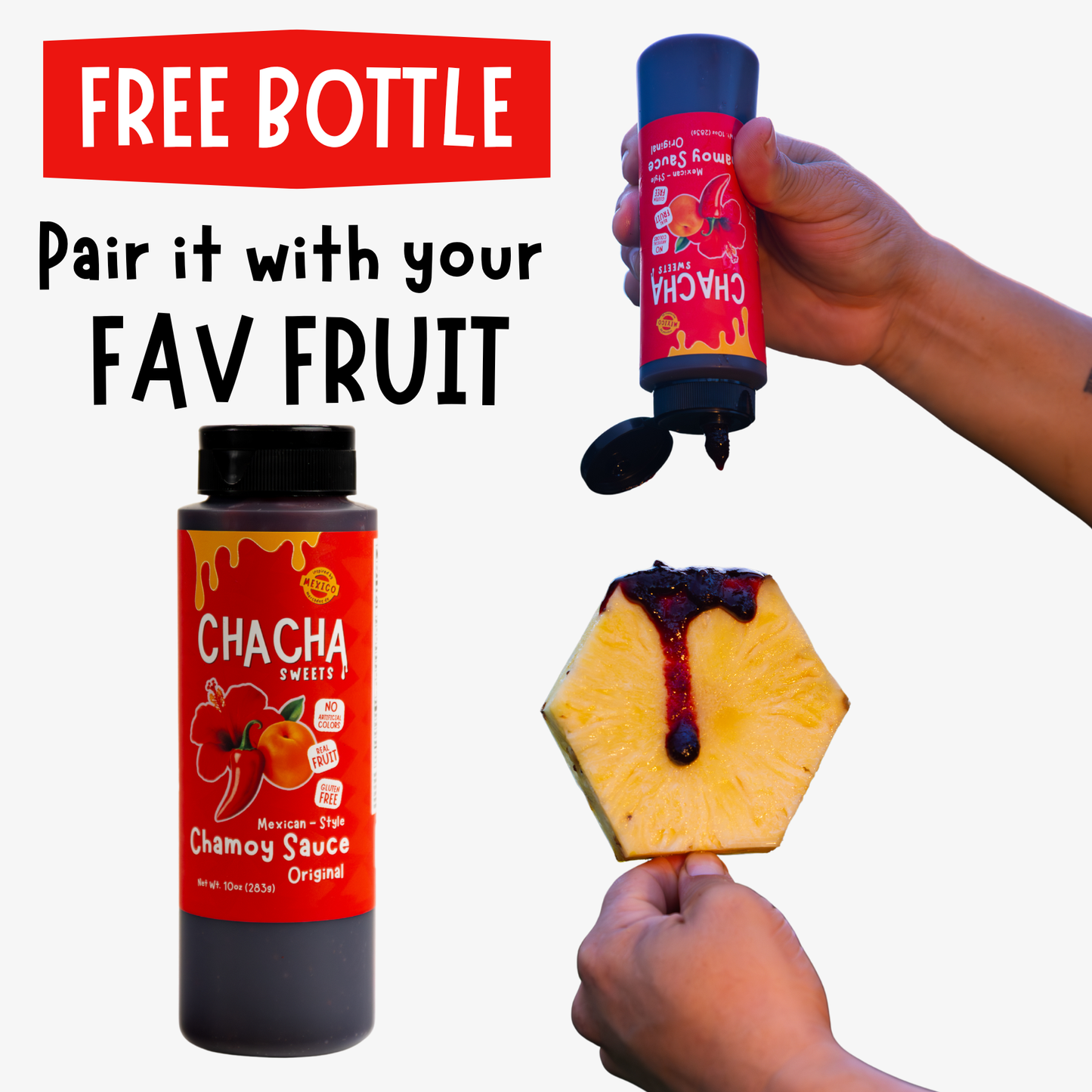 Build 3 Pack with FREE CHAMOY BOTTLE