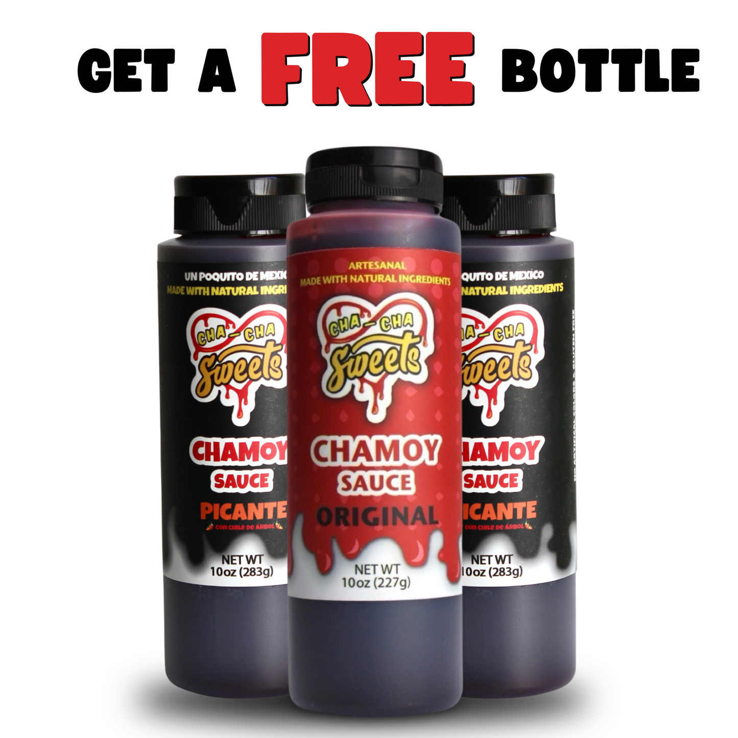 2 Pack Chamoy with FREE Bottle