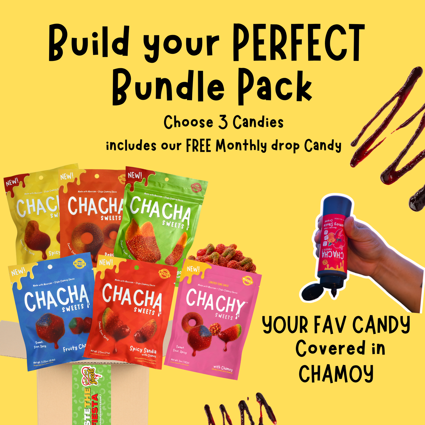Build a 3 Pack With Free Monthly Drop Candy
