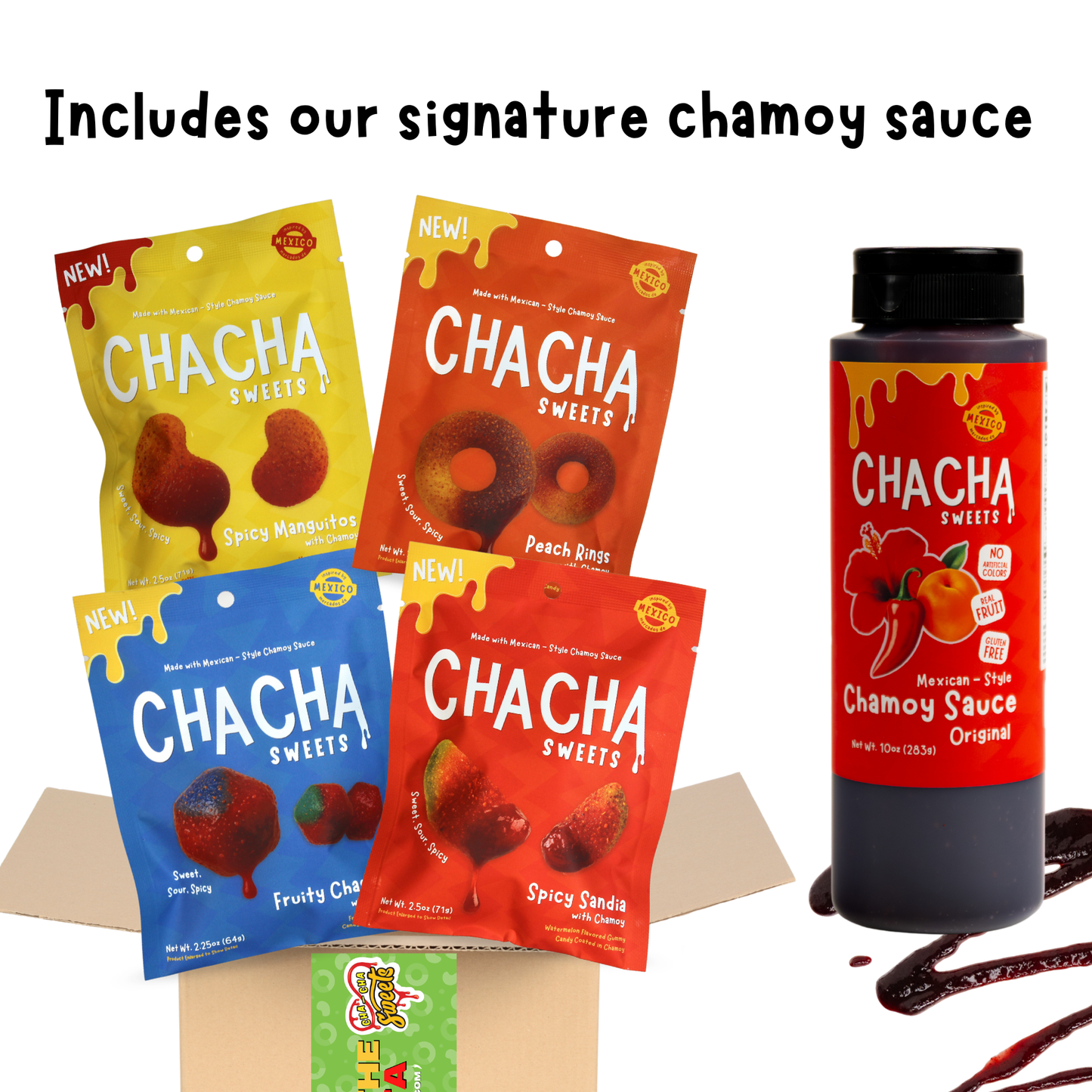 Build 3 Pack with FREE CHAMOY BOTTLE